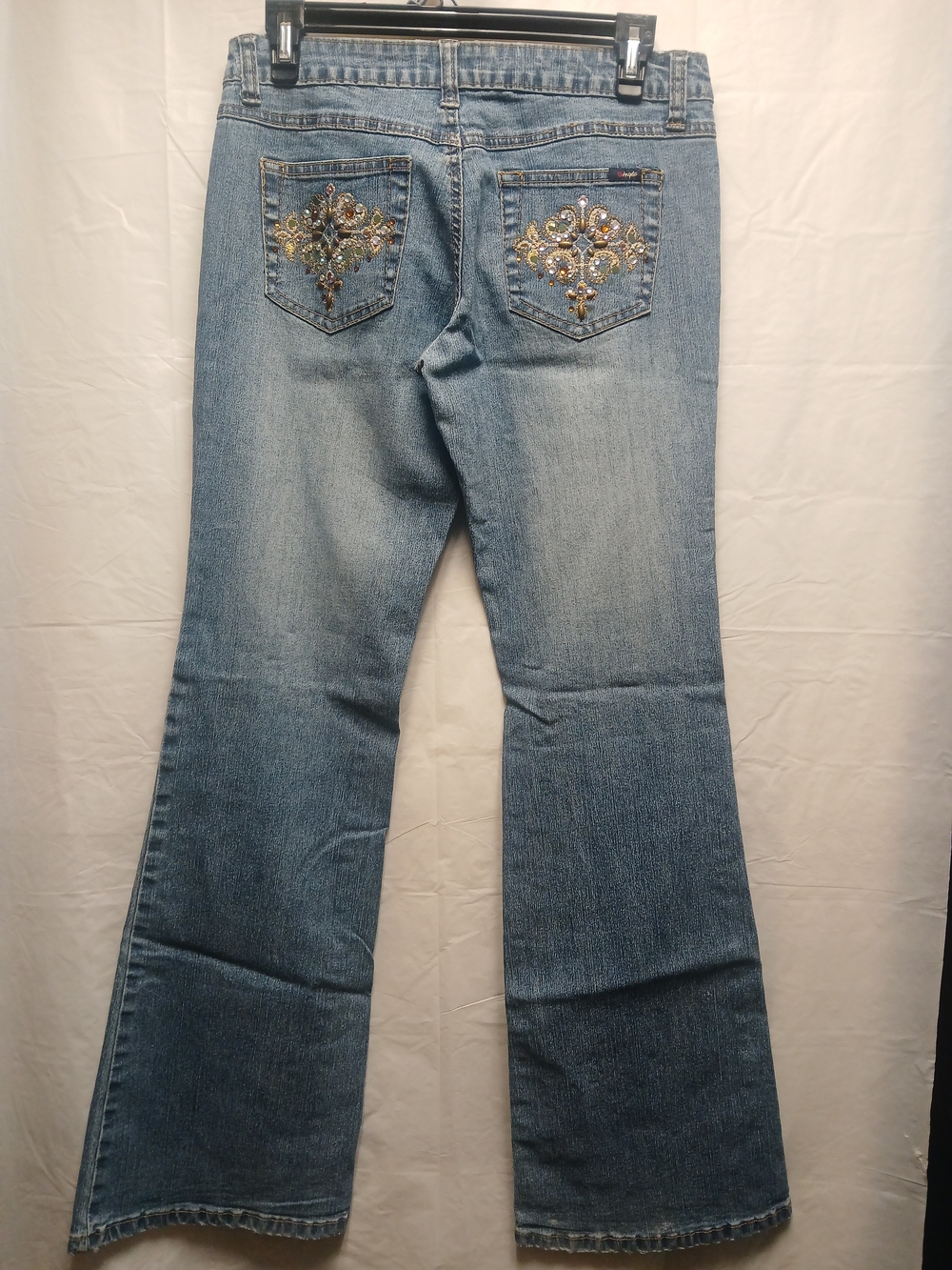 Angels Embellished Light Blue Women's Jeans